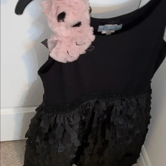 Elisa B ruffled black girl special occasion dress - Picture 5 of 9